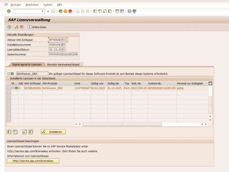 Installation. Number Wo finde ich die SAP-Installationsnummer?